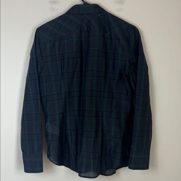 J. Crew Women'sTartan Tuxedo Shirt Blouse Button Down Shirt Cotton Silk Size 4 - Picture 5 of 10